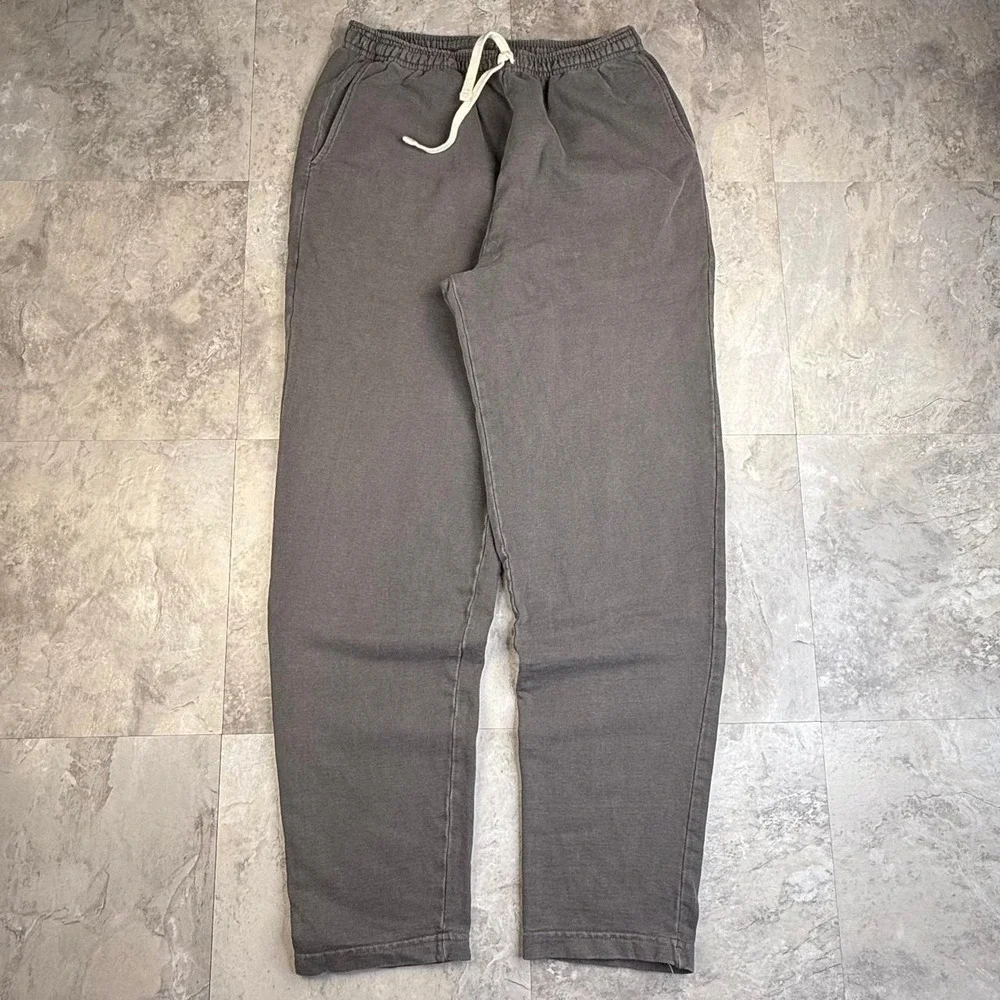 Vintage gray american apparel heavyweight cotton joggers size xl